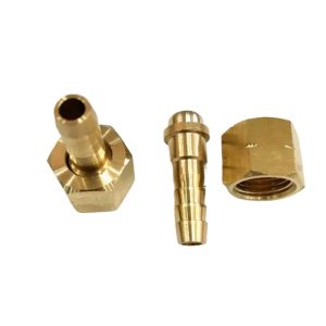 Oxygen Acetylene Nitrogen Argon Regulator Inlet Outlet Connector Nut Screw Hose Adapter made of Brass