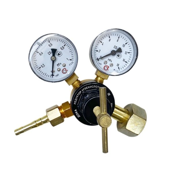Industrial Oxygen Pressure Regulator (0-25 MPa Inlet, 0-2.5 MPa Outlet) for Gas Cylinder, G3/4 Compatibility - Imej 2