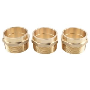 58 Brass Male Thread Union Connector (6 points-4 inch) External Thread Pipe Fitting Hose Adapter for plumbing and industrial systems