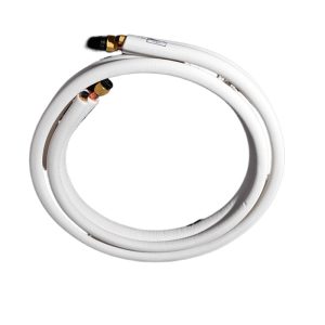 Pure Copper Air Conditioner Refrigeration Pipe Kit (12.7*0.6+19.05*0.8) for HVAC Systems, 5HP