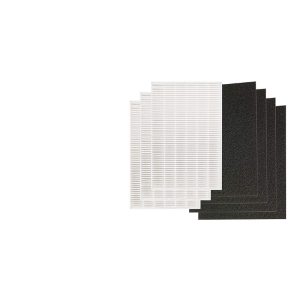 Replacement Air Purifier Filter for Honeywell HPA300 / HPA200 (White HEPA & Black Foam Pre-Filter)