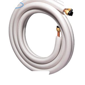 Copper Refrigeration Tube Insulation Kit (6.35mm OD and 12.7mm OD) for HVAC Air Conditioner System Pearl 2P, Replaces Standard AC Copper Line Set