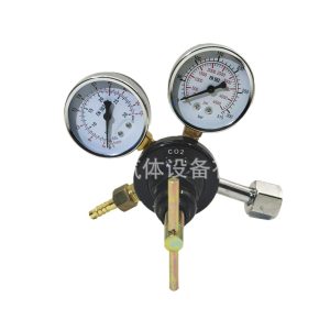 Middle East Market CO2 Pressure Reducer Dual Gauge Non-Heated Regulator for Welding & Industrial Applications, Copper & Aluminum Models Available