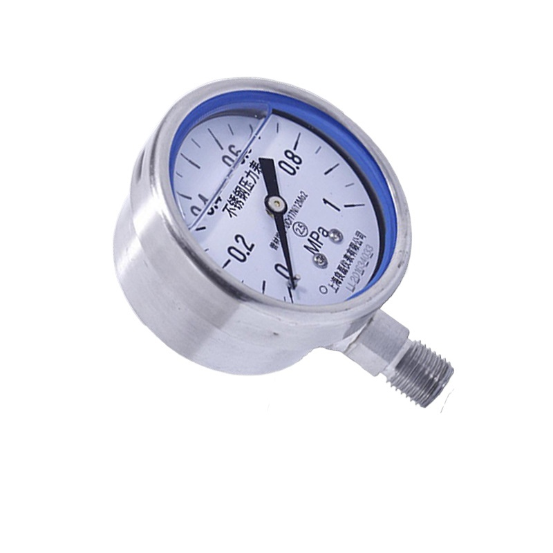 Lianglei Stainless Steel Pressure Gauge Y60-B-F-Z (0-1.6 MPa, 60mm Diameter, Upper Mounted, Stainless Steel Casing, G1/4 Connection, Excellent Stability) for General Industrial Applications - Image 3