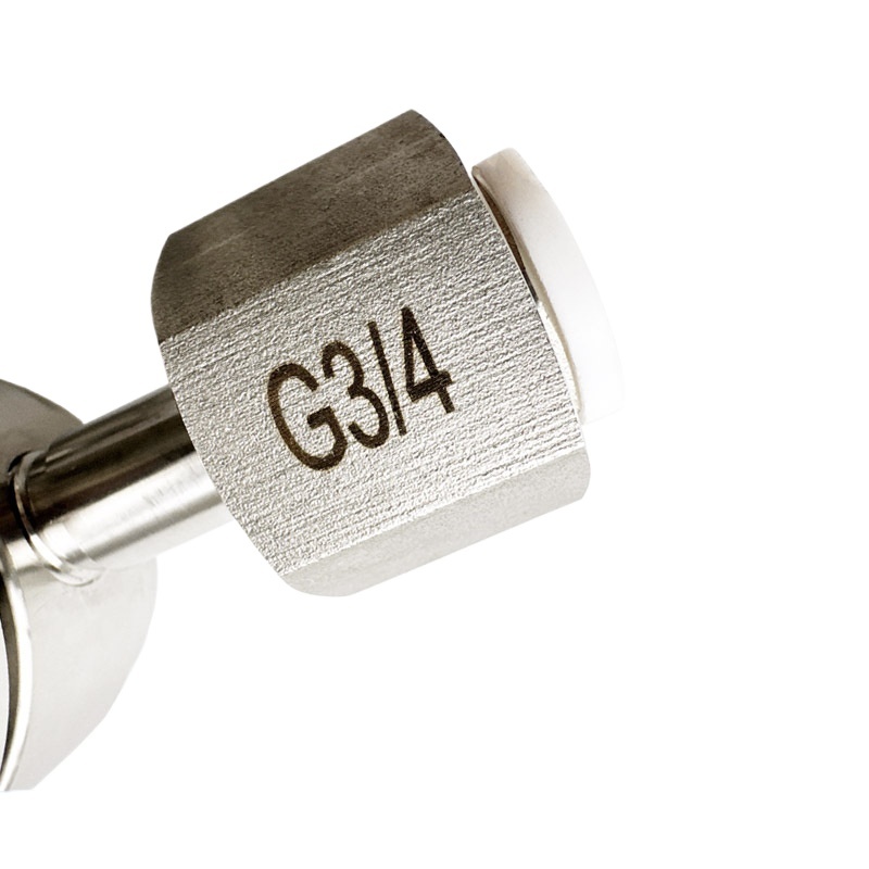 MAYI Stainless Steel Pressure Reducer Regulator (0.01-0.25 MPa, G3/4 Inlet) for Sulfur Dioxide Hydrogen Chlorine Corrosive Gases Nitrogen Ammonia Oxygen Carbon Dioxide - Image 2