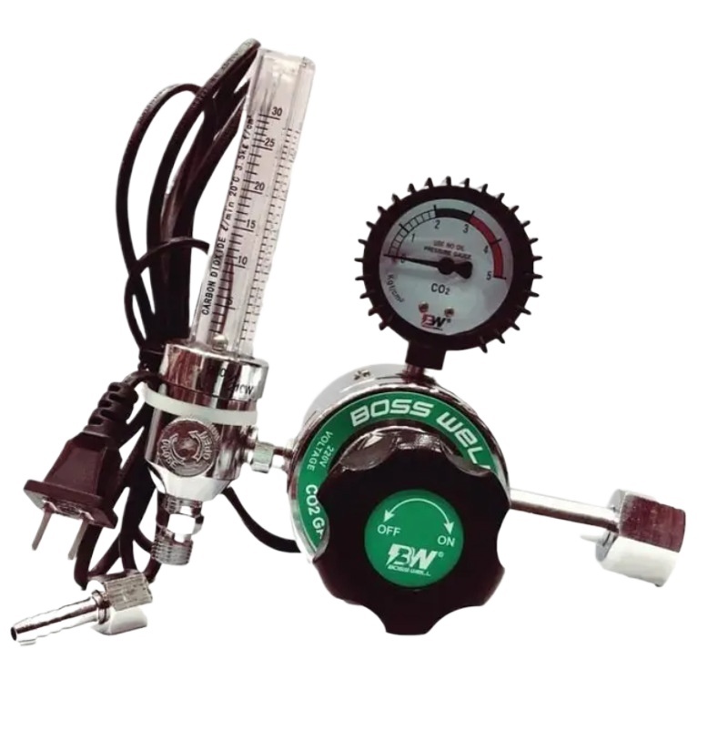 Heated CO2 Regulator Gas Flow Meter 36V 15L/min for MIG Welding Replaces Oxygen Regulators - Image 3