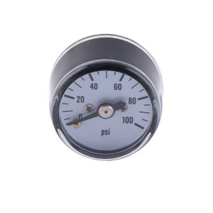 Axial Pressure Gauge with Plastic Case 25mm 0-100 psi for HVAC Systems Replaces Y25S11BM7