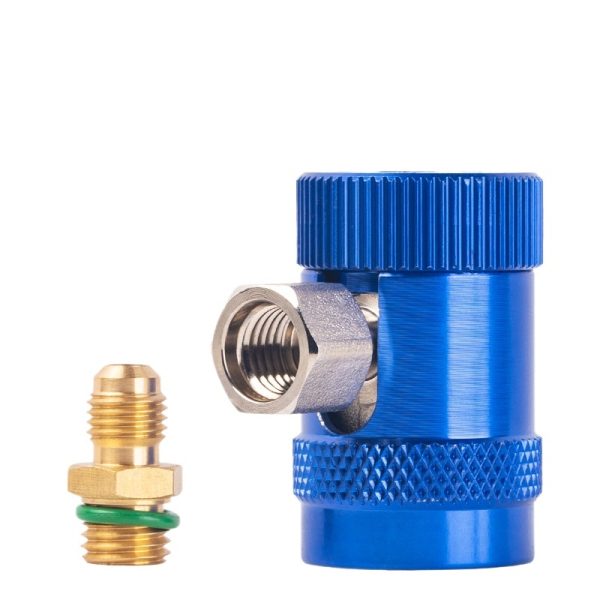 R1234yf Adjustable Quick Coupler Adapters (High/Low Side) for Automotive HVAC Recharge Tools, Replaces Old Type Connectors - Image 3
