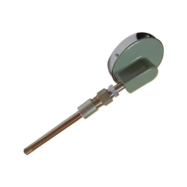 Radial Bimetal Thermometer with Weld Base WSS-411 (100mm Diameter, 0-50°C, L100mm Probe) for Industrial Temperature Measurement - Image 3