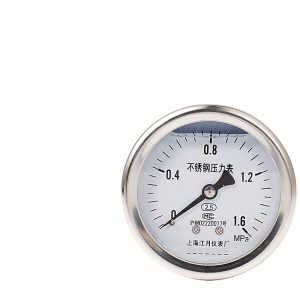 Radial Stainless Steel Pressure Gauge Y-60BF/MC/Z (0-1.6 MPa, 60mm Diameter) for Industrial Applications