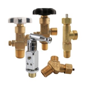 CO2 Cylinder Valve QF-2A8 QF-2C QF-2D Brass for Oxygen Tanks, Gas Bottles, compatible with CGA540/CGA540B fittings Replaces QF-2C*15*4*Brass