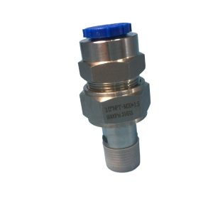 Pressure Gauge Adapter 1/2" NPT to M20*1.5 6000 PSI 316SS High Pressure Connector