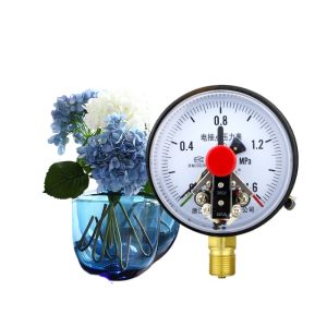 Contact Pressure Gauge YXC100 for Automatic Water Pump Control, Magnetic Auxiliary Type, 0-1.6MPa, 100mm Diameter, Replaces YXC100