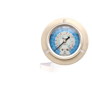 Refrigerant Pressure Gauge High Precision Manifold Gauge for HVAC AC Systems with R404A R22 R134a R407C psi MPa Readings