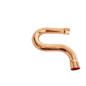 Copper P-Trap U-Bend S-Bend Oil Return Bend for HVAC Systems, Reinforced Anti-Corrosion Flexible Fittings