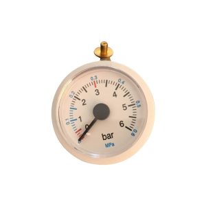 Boiler Pressure Gauge Y37 6bar Axial Capillary Connection G1/4 for HVAC Heating Systems
