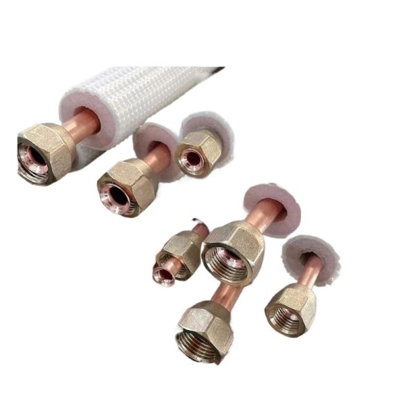 Pure Copper Air Conditioner Connecting Tube TP2 Purple Copper with Double Layer Insulation for 1P-5P Universal HVAC Systems - Изображение 3