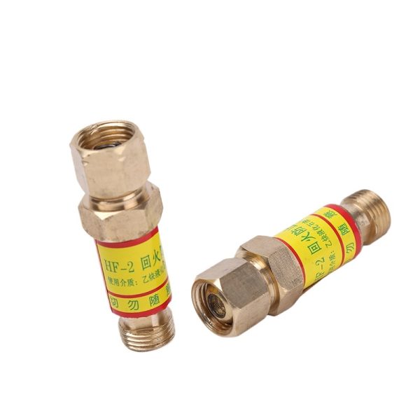Changcheng All-Copper Acetylene Oxygen Flashback Arrestor Check Valve for Welding Cutting Torch - Gambar 3