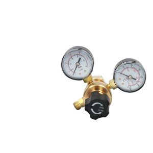 Yongheng Mini Argon/CO2 Gas Pressure Regulator Reducer with Dual Gauges for Welding