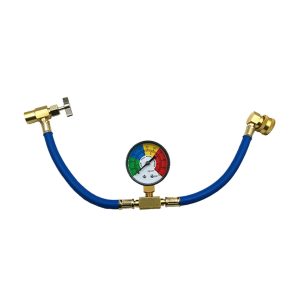 R134a Auto AC Refrigerant Charging Hose Kit with Gauge for Car Air Conditioning