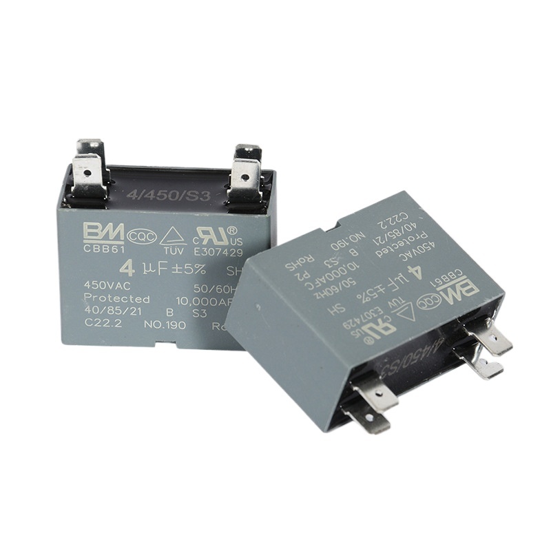 BM CBB61 Motor Run Capacitor 2.5uF 4uF 450V AC 50/60Hz for Air Conditioner Fan Motors - Image 3
