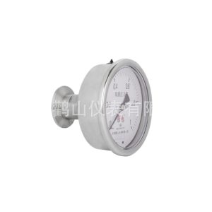 Sanitary Diaphragm Pressure Gauge YN100BF/NL (50.5mm, 0-1.6MPa) for HVAC Systems
