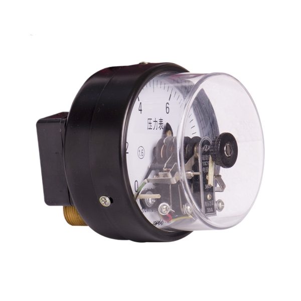 Pressure Gauge YXC100Z Magnetic Assisted Electric Contact Pressure Gauge Axial with Side Electric Contact Meter for General HVAC Systems - รูปภาพ 2