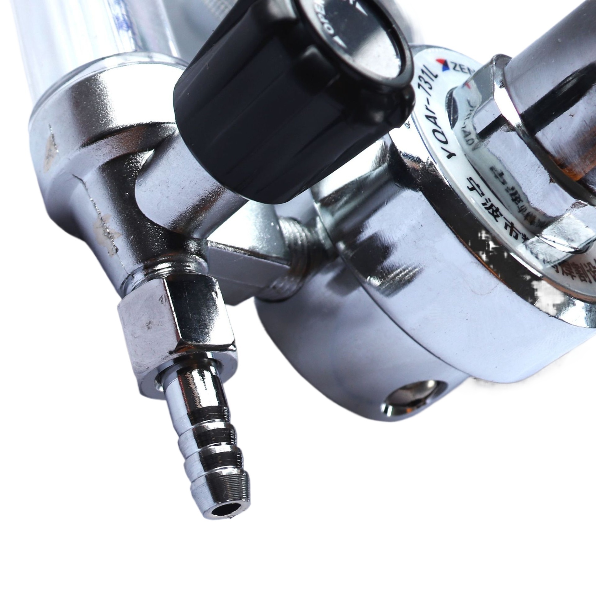 Oxygen Argon CO2 Gas Regulator Flowmeter (0-25 L/min) for Welding Applications, YQAr-731L - Image 2