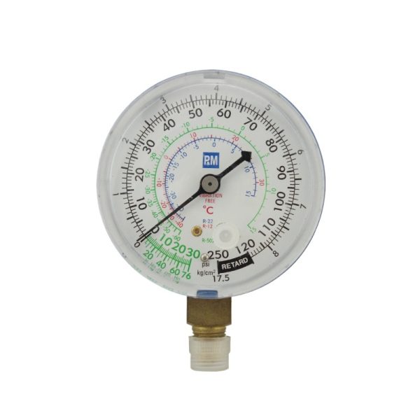 Y63 Radial Refrigerant Pressure Gauge (0-8Kg, R-22, R-12, R-502) for HVAC Systems