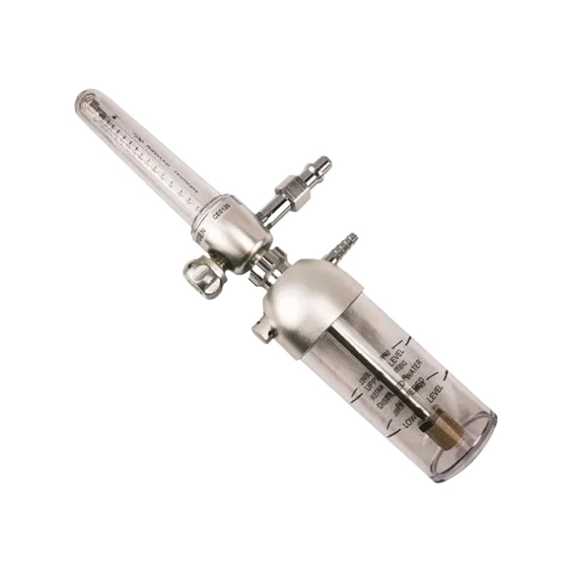 Medical Oxygen Flowmeter with Humidifier Bottle (0-15 L/min) for Wall Mounted Oxygen Scource - Image 2