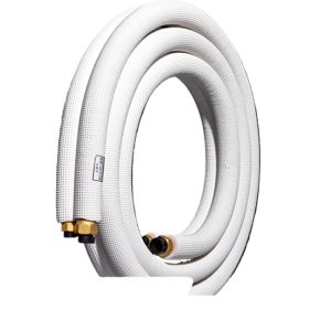 Embossed Copper HVAC Line Set (6.35x0.6mm + 12.7x0.6mm) AC Refrigerant Pipe for 2HP Systems, 1-3 Meter Lengths, for Universal Air Conditioners