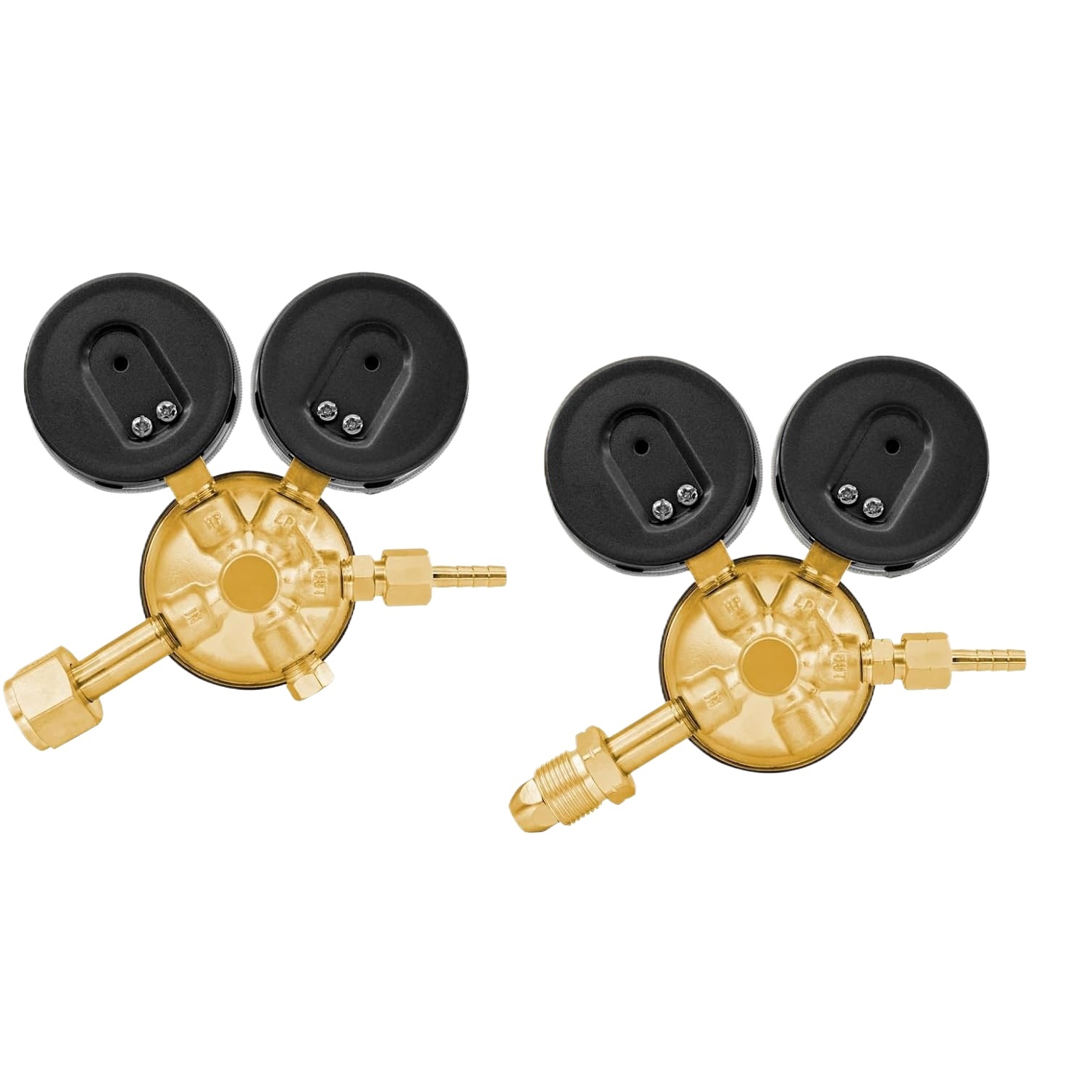 Oxygen Acetylene Regulator with CGA540 Inlet and Dual Gauges (0-3500psi/0-25) for Welding Solder Brazing Cutting Applications - Image 2