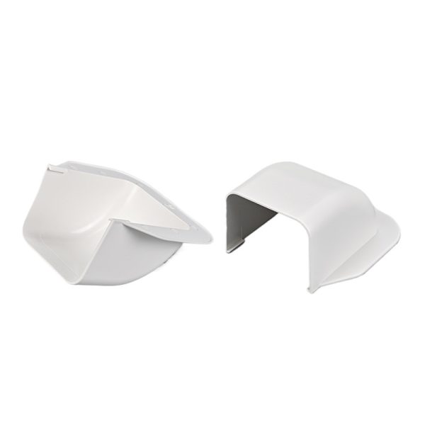 Wall Duct Cover Air Conditioner Decorative Pipe Channel WTG110-A (124/85/62/90) for AC Line Set
