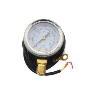 Automotive CNG Pressure Gauge (0-400 BAR / 0-5000 PSI) with Radial NPT Connection for Natural Gas Vehicles