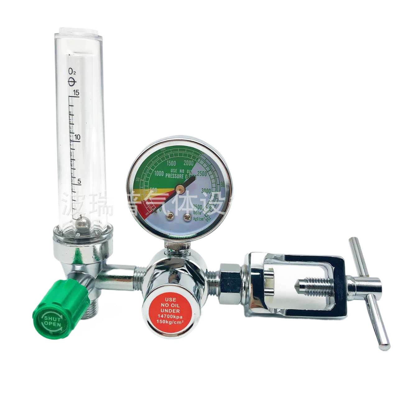 CGA870 Medical Oxygen Regulator Inhaler Kit with Flow Meter and Pressure Gauge - Image 3