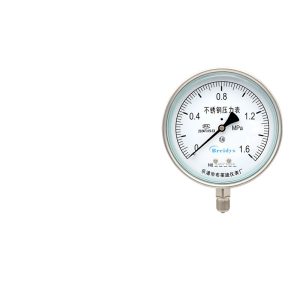 Breidys YNBF150 Stainless Steel Pressure Gauge (0-1.6MPa, 150mm, 1.6 Accuracy) for Air Water Hydraulic Systems, Replaces 24071624