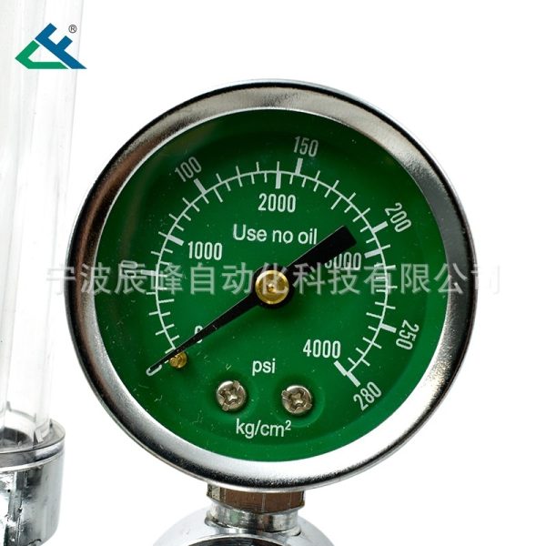 Medical Oxygen Pressure Regulator with Flow Meter (0-15 L/min, 0-250 PSI) for Oxygen Therapy YQY-750 - Image 3