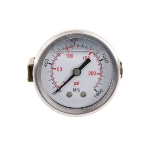 YiXiang Y50L-UD Pressure Gauge (0-1600 kPa/0-230 psi, 50mm Dial, 2.5 Accuracy) for HVAC Systems, Industrial Pressure Monitoring, Replaces Y50L-UD