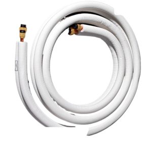 Split Air Conditioner Copper Line Set Interconnecting Extension Tube (6.35*0.6+9.52*0.6mm) for 1P/2P/3P HVAC Systems, No Welding Required