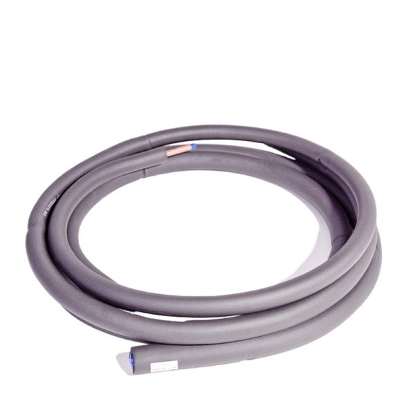 Insulated Copper Tubing (6.35*0.6+15.88*0.7mm) for Air Conditioner Refrigeration Systems - Pure Copper Thickened