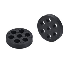 Rubber Air Conditioning Shock Absorber Pad (Honeycomb Design) for Outdoor HVAC Unit Base, Noise Reduction & Heavy Duty Load, Replaces WTG004-A
