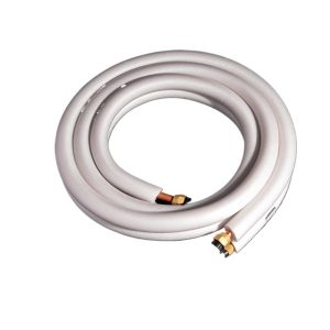 Universal White Insulated Copper HVAC Line Set (6.35*0.6+12.7*0.6) for 2HP Air Conditioners, Compatible with Haier Units, Replaces 1906041711