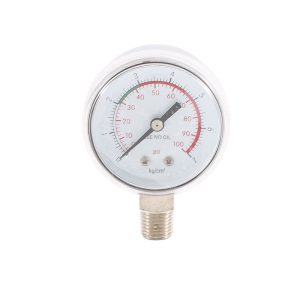 Y50P-UA Pressure Gauge (50mm Dial, -0.1-100 MPa, 2.5 Accuracy) for Hydraulic & Pneumatic Systems