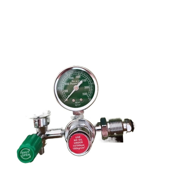 Medical Oxygen Regulator Flowmeter Oxygen Inhaler with Filter for Oxygen Tanks 0-10L/Min 200kg/cm² - Image 2