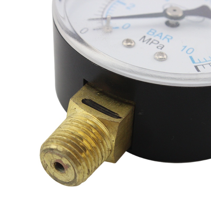 Y40 General Pressure Gauge (0-1 MPa/BAR) with ABS Plastic Casing and Brass Thread, 40mm Dial, Radial Connection - Image 2