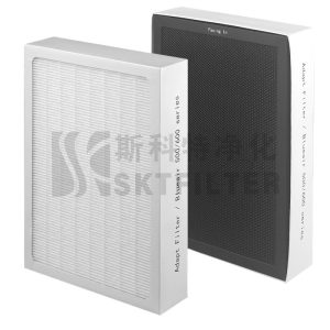 Replacement Air Purifier Filter for Blueair 500/600 Series, 501, 503, 505, 550E, 328x235x69mm Black Card Compatible HEPA Filter