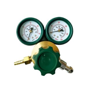 Industrial Grade Oxygen Acetylene Pressure Reducer Shockproof Gas Regulator with Gauges for Welding Cutting