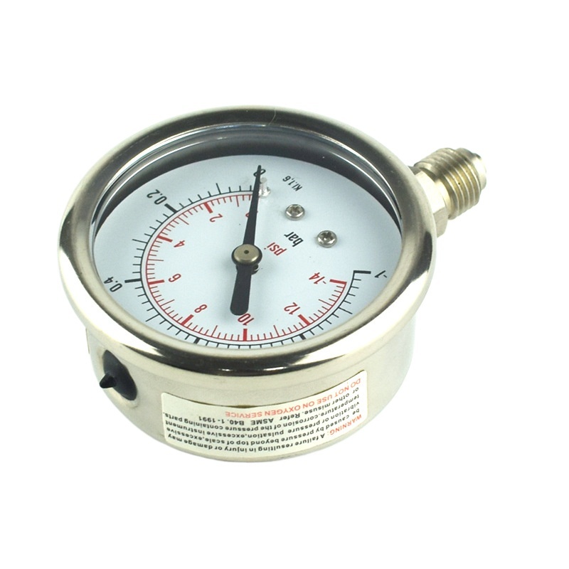 Radial Vacuum Pressure Gauge (Y63, -0.1-60 Measuring Range, 1.0/1.6/2.5 Accuracy) for Oil, Gas, Liquid, Water Pressure Systems - Image 2