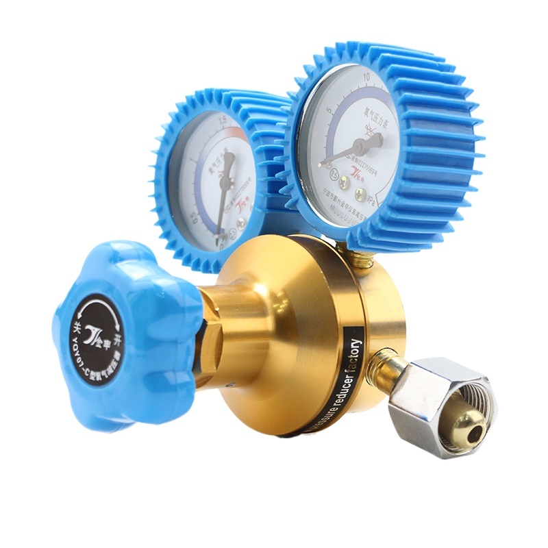 Flat Bottom Shockproof Oxygen Pressure Reducer YQY07 0-15MPa Gas Pressure Regulator for HVAC - Image 3