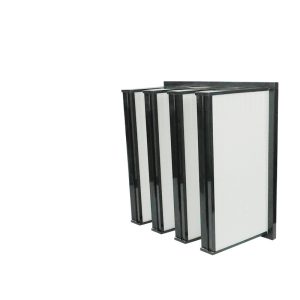 W-Type Sub-High Efficiency Molded Frame Filter V-Fold High Air Volume Filter for HVAC Systems Replaces Airuse Filters